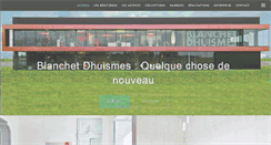Desktop Screenshot of blanchet-dhuismes.fr